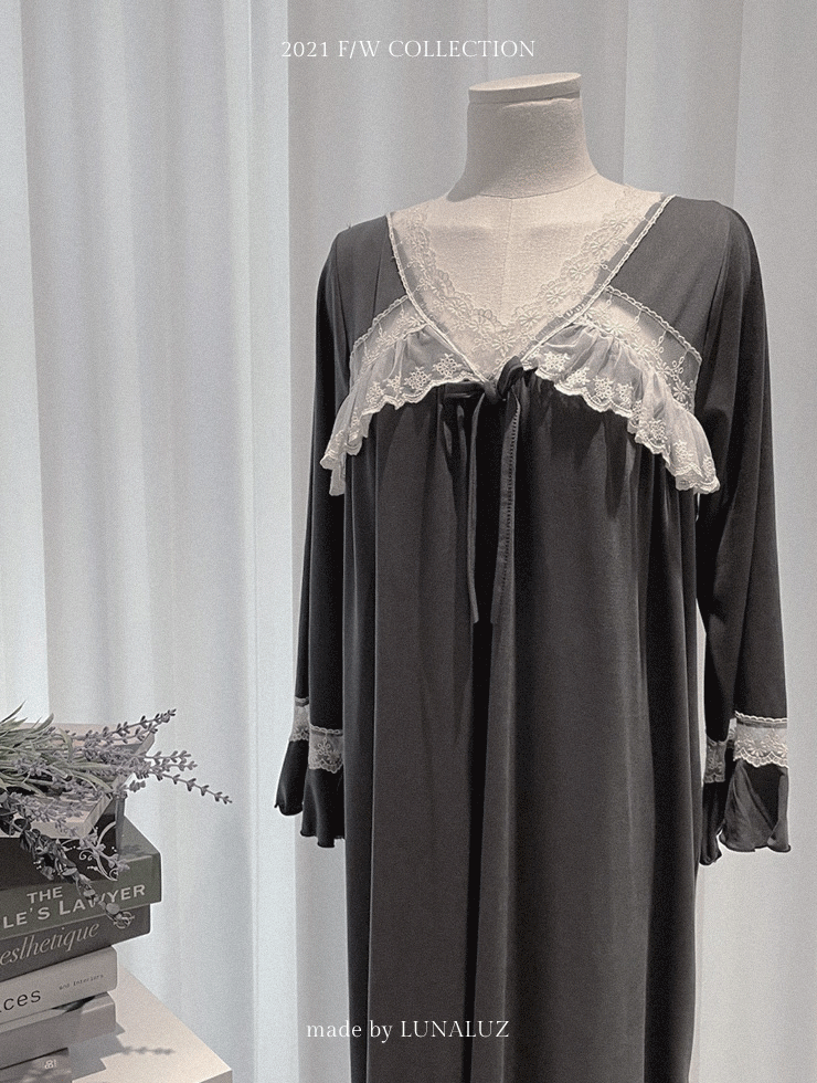 [Men&#039;s 100 / Female Grey - Out of stock]Couple Moana Spandex Dress (2C Long-Sleeved V-Neck) 21-07151
